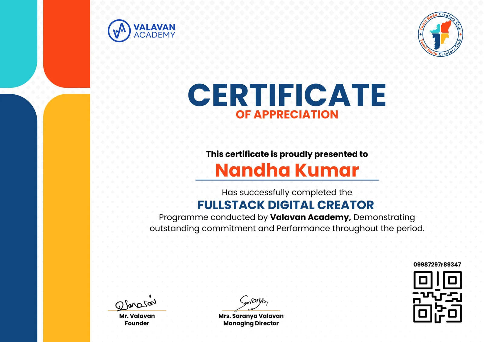 Official Full Stack Digital Creator Certification